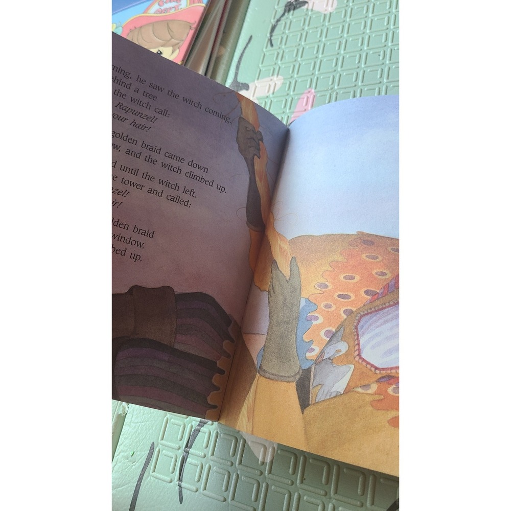 Rapunzel and Beauty and the Beast Scholastic Paperback Book Set Fairy Tales - Picture 2 of 3